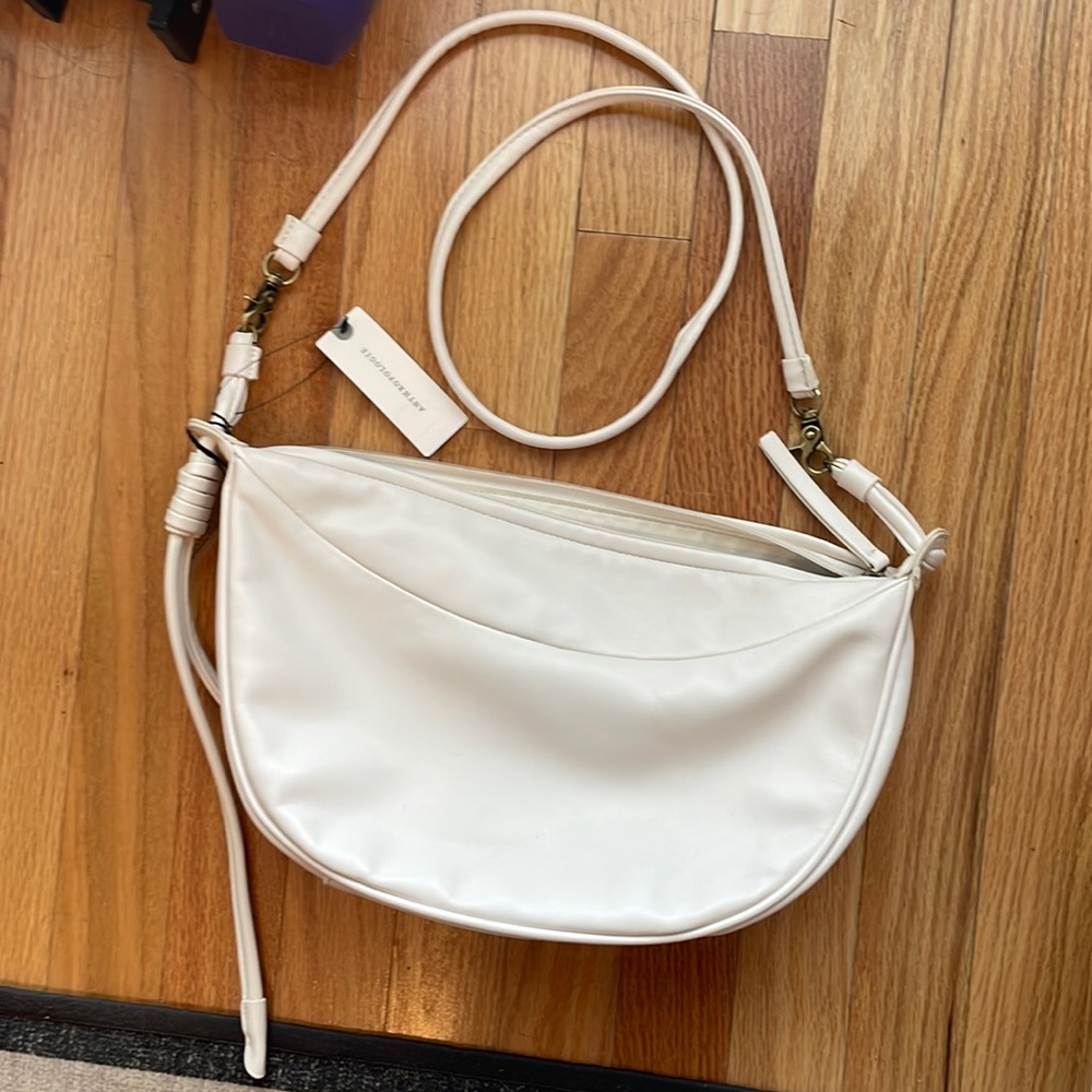 Anthropologie Lucie Crossbody Bag Ivory NWT